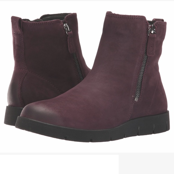 ecco bella low zip bootie